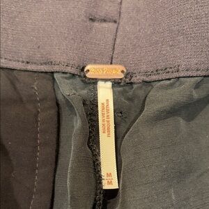 Free People Black Wide Leg Pants